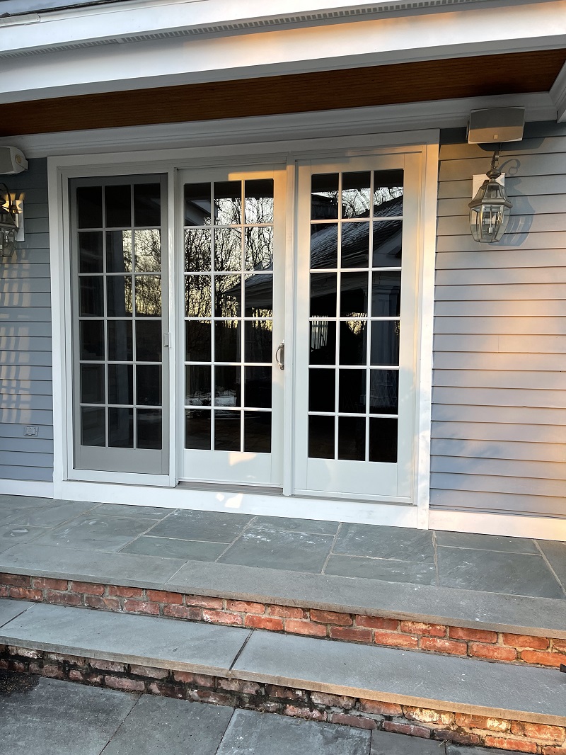 Vinyl Exterior 2 way sliding door